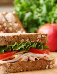 Health Eating Fast Food Sandwich Food